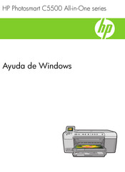 HP Photosmart C5500 Serie Manual De Instrucciones