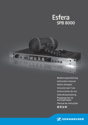 Sennheiser Esfera SPB 8000 Instrucciones De Uso