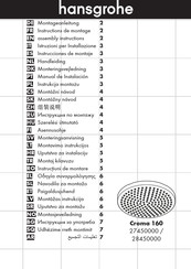 Hansgrohe Croma 160 27450000 Manual De Instrucciones