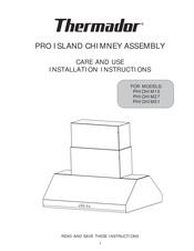 Thermador PHICHIM51 Instrucciones De Instalación, Uso Y Cuidado