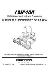 Baroness LM2400 Manual De Funcionamiento Del Usuario