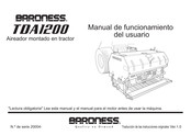 Baroness TDA1200 Manual De Funcionamiento Del Usuario