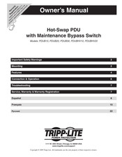 Tripp-Lite PDUB30 Manual Del Propietário