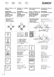 Dungs GazMultiBloc MB-VEF B01 Instrucciones De Servicio Y De Montaje