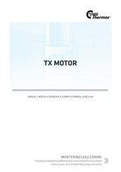 THERMEx TX MOTOR Instrucciones De Montaje