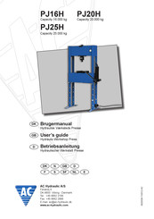 AC Hydraulic PJ20H Manual De Instrucciones