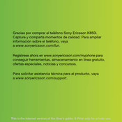 Sony Ericsson K850i Manual De Instrucciones