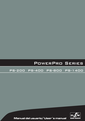 D.A.S. PowerPro Serie Manual Del Usuario