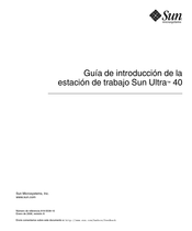 Sun Ultra 40 Guía De Introducción