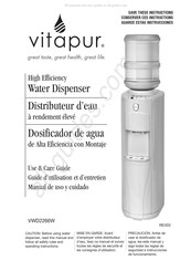 vitapur VWD2266W Manual De Uso Y Cuidado