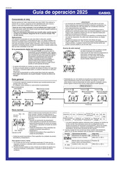 Casio 2825 Guía De Operación