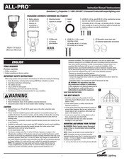 Cooper Lighting All-Pro MSS11315LES Manual De Instrucciones