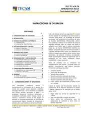 Tecam 7EZT Instrucciones De Operación