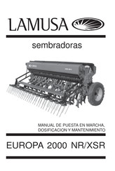 Lamusa EUROPA 2000 NR Manual De Puesta En Marcha, Dosificacion Y Mantenimiento