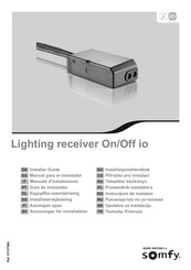 SOMFY Lighting receiver On/Off io Manual Para El Instalador