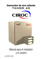 CIROC TANGO 40 Manual Para El Instalador Y El Usuario