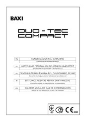 Baxi DUO-TEC COMPACT 20 Manual De Uso Destinado Al Usuario Y Al Instalador