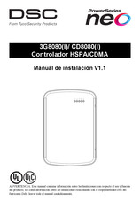 DSC PowerSeries Neo 3G8080 Manual De Instalación