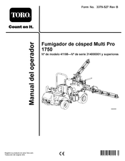 Toro Multi Pro 1750 Manual Del Operador