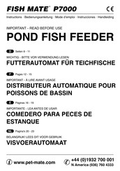 Pet Mate FISH MATE P7000 Manual De Instrucciones