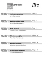 HumanTechnik lisa Instrucciones De Servicio