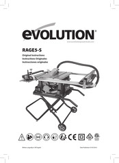 Evolution RAGE5-S Instrucciones Originales