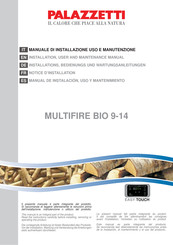 Palazzetti MULTIFIRE BIO 9-14 Manual De Instalación, Uso Y Mantenimiento