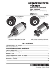 Hendrickson TRI-FUNCIONAL III Buje Angosto Manual De Instrucciones