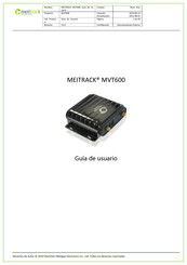 MeiTrack MVT600 Guia Del Usuario