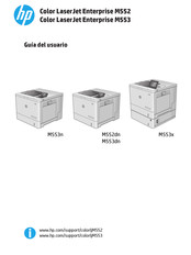 HP Color LaserJet Enterprise M553 Serie Guia Del Usuario