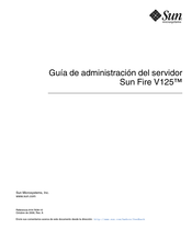 Sun Microsystems Sun Fire V125 Guía De Administración