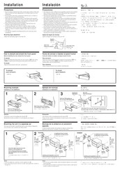 Sony XR-C7200W Guia De Inicio Rapido