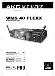 AKG Acoustics WMS 40 PRO FLEXX Manual Del Usuario