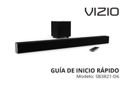 Vizio SmartCast SB3821-D6 Guia De Inicio Rapido