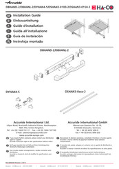 HA-CO Accuride DBHAND-2 Guia De Instalacion