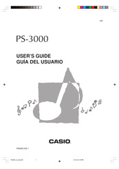 Casio PS-3000 Guia Del Usuario