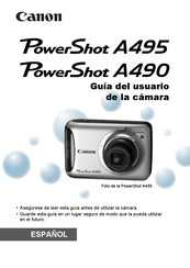 Canon PoweShot A490 Guia Del Usuario