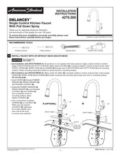 American Standard DELANCEY 4279.300 Instrucciones De Instalación