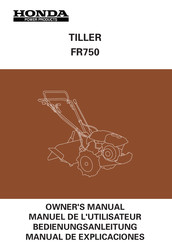 Honda FR750 Manual De Explicaciones