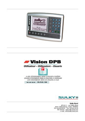 Sulky Burel Vision DPB Manual De Usuario