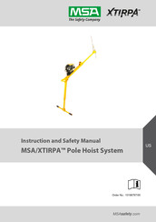MSA XTIRPA Pole Hoist System Manual De Instrucciones Y Seguridad