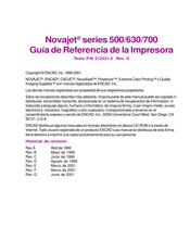 NovaJet 500 Serie Guía De Referencia