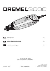 Dremel 3000 Traducción De Las Instrucciones Originales