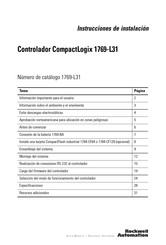 Rockwell Automation CompactLogix 1769-L31 Instrucciones De Instalación
