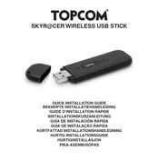 Topcom SKYR@CER WIRELESS USB STICK Guía De Instalación Rápida