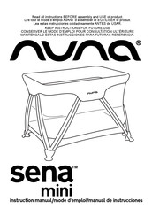 Nuna sena mini Manual De Instrucciones