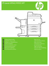 HP LaserJet M9050 Guía De Instalación Inicial