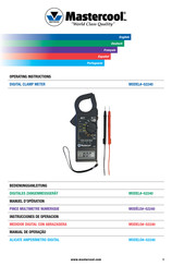 MasterCool 52240 Instrucciones De Operación