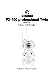 BRONDI FX-400 Twin Manual De Instruccion