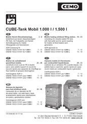 CEMO CUBE-Tank Mobil 1.500 l Manual Del Usuario